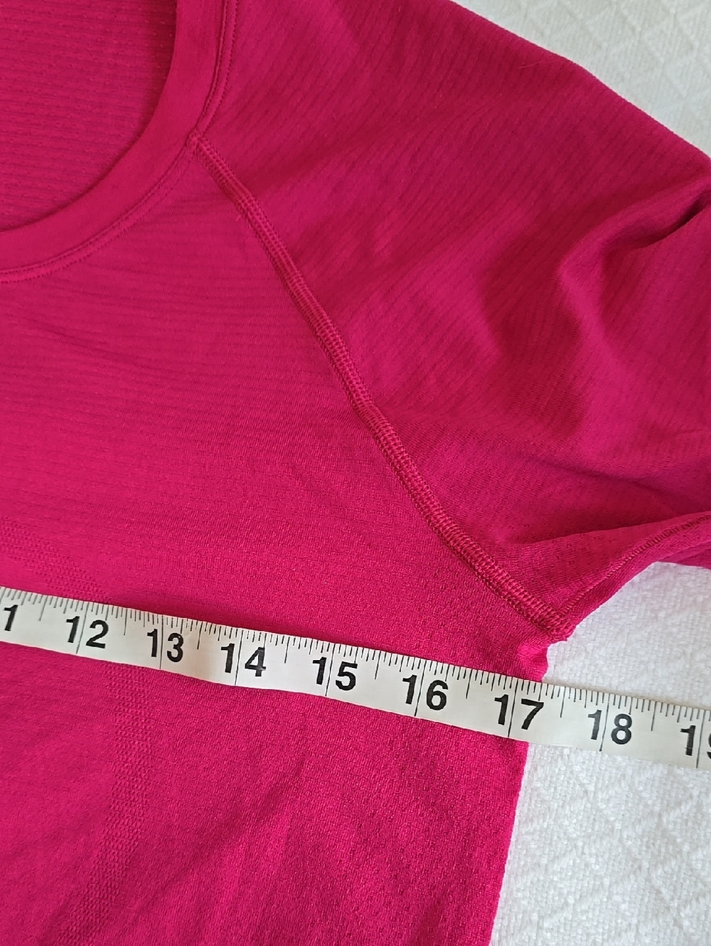 Lululemon Swiftly Tech Long Sleeve 2.0 Waist Length Shirt Pink - Picture 14 of 15